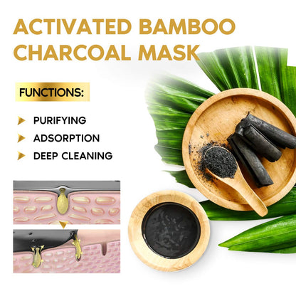 Close up of Ylnalo 3.5 fluid ounce charcoal mask tube