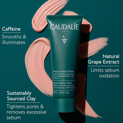 Close up of Caudalie Vinergetic C+ packaging