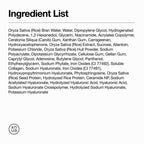 Anua Rice 70 Glow Collagen Mask back label details