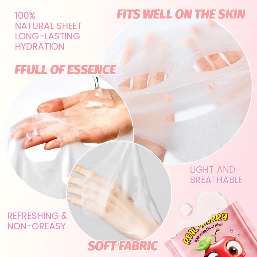 Kaely skincare fruit mask collection for teens