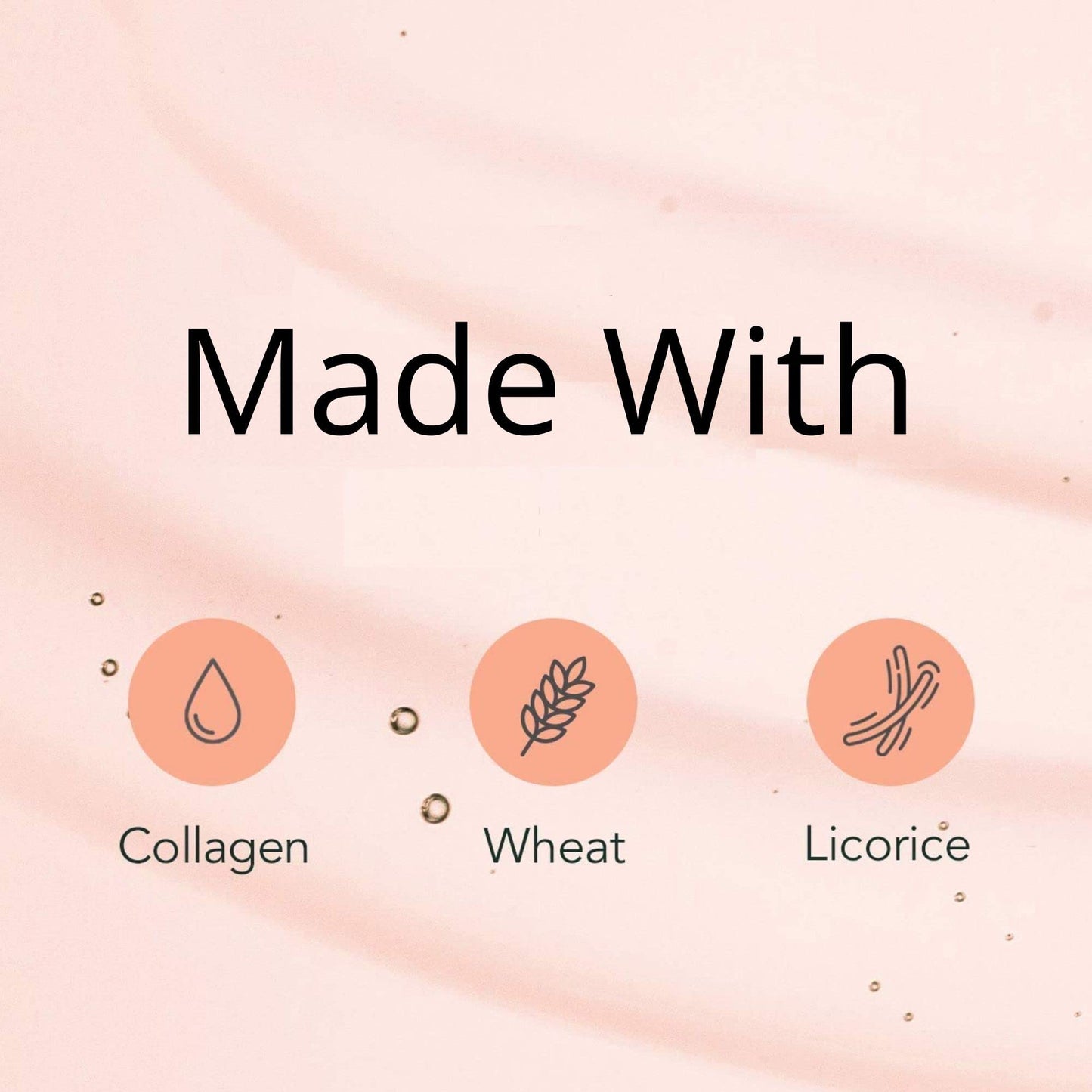 Close up of Rael collagen sheet mask essence texture