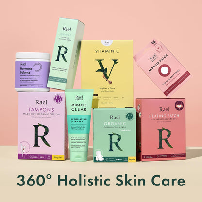 Group of Rael collagen skincare sheets for hydration and firming