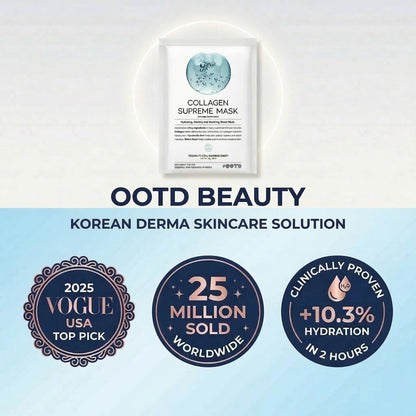Premium Korean skincare sheet mask for dry and sensitive skin