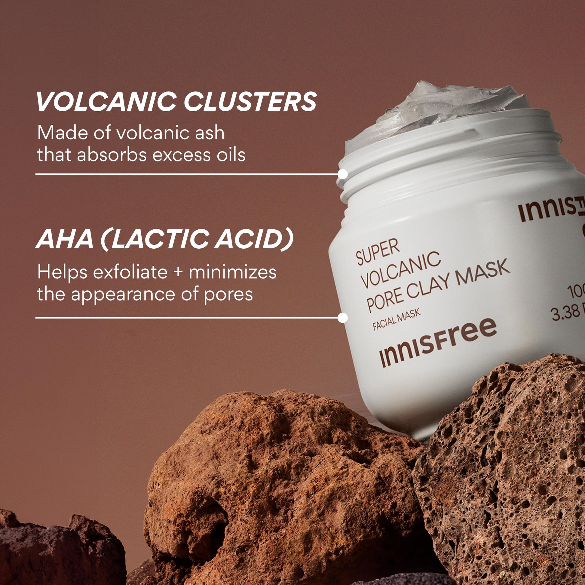 Innisfree deep cleansing volcanic clusters mask open container layout