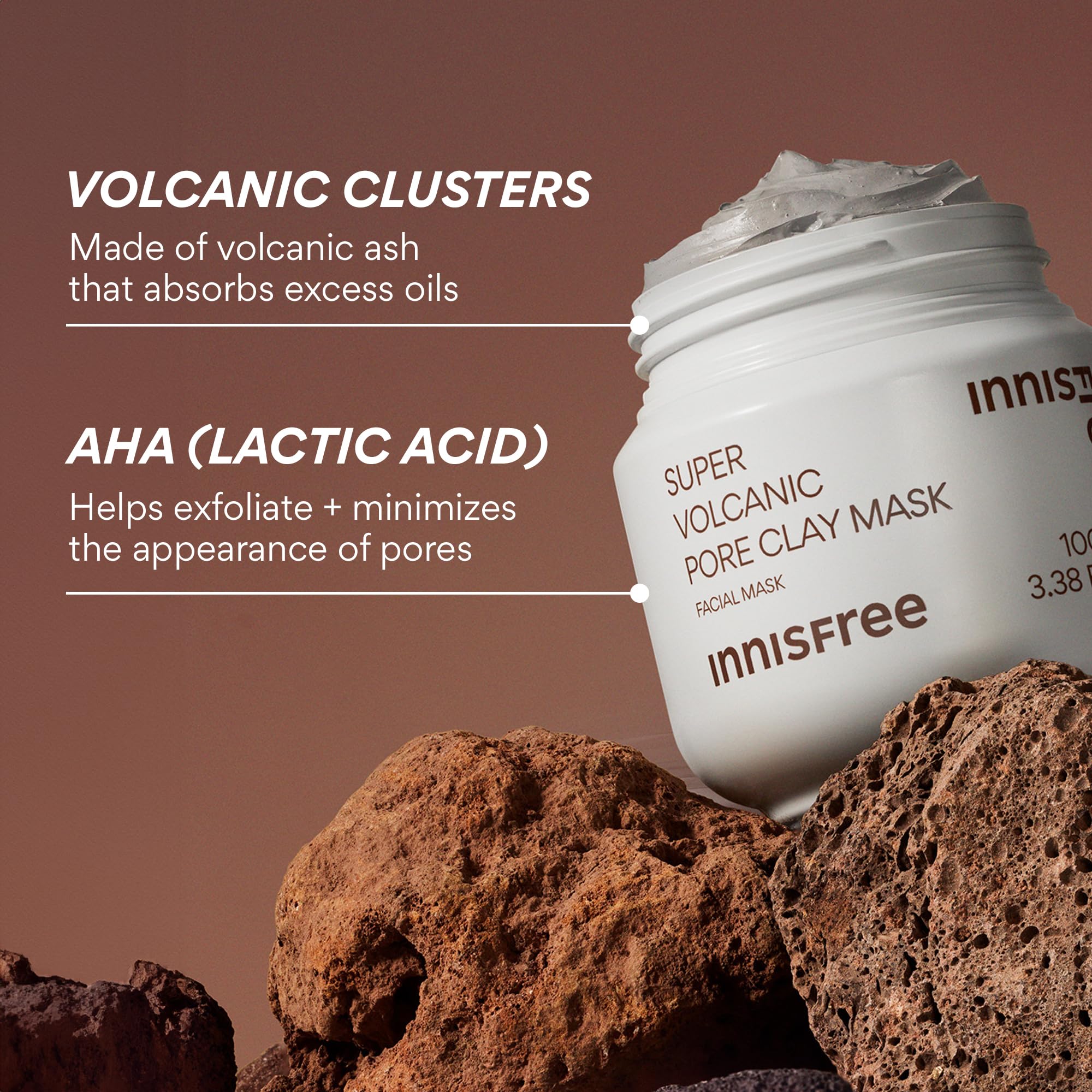 Innisfree deep cleansing volcanic clusters mask open container layout