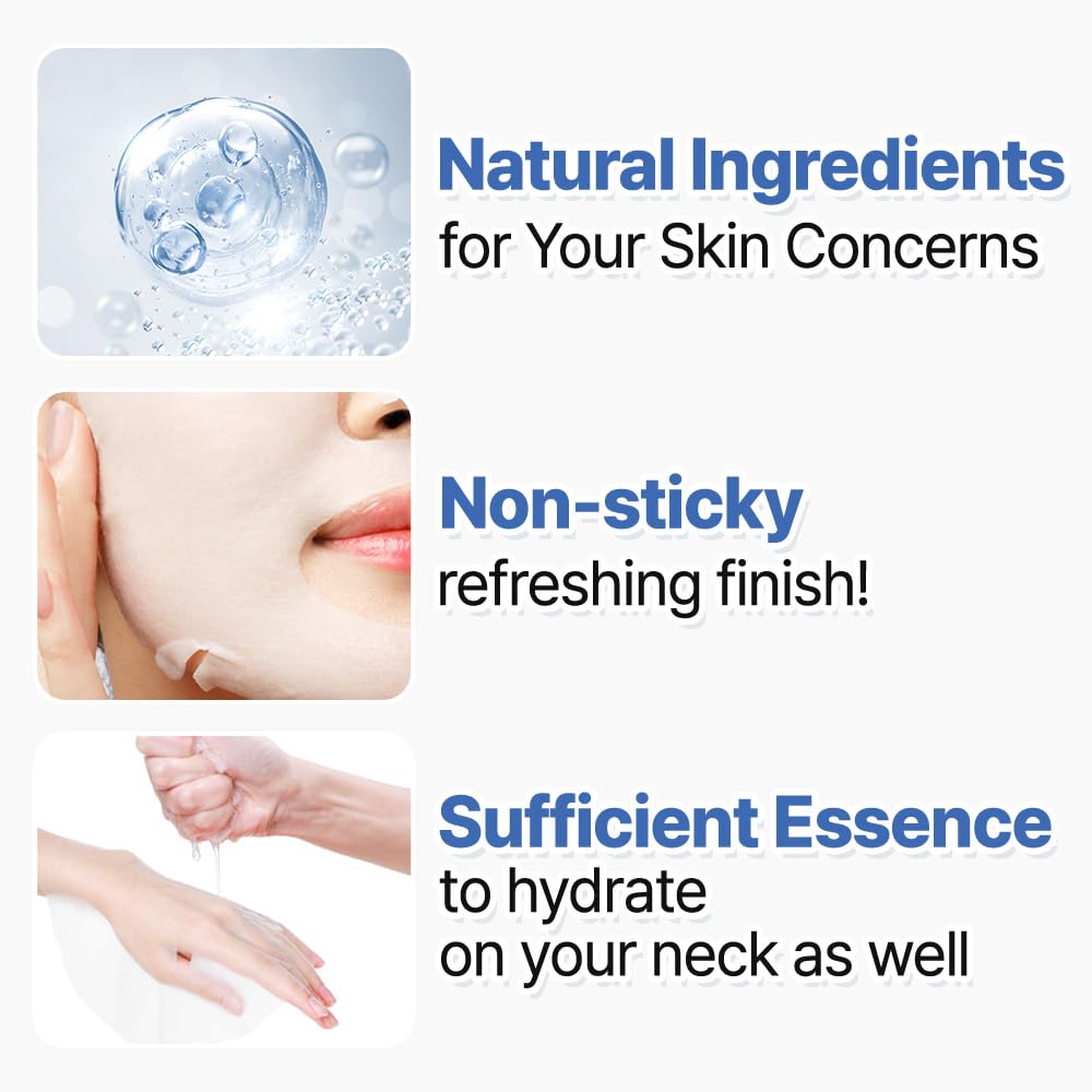 Nextbeau sheet mask 10 count pack contents