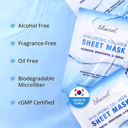 Ebanel skincare Korean sheet mask travel friendly packaging