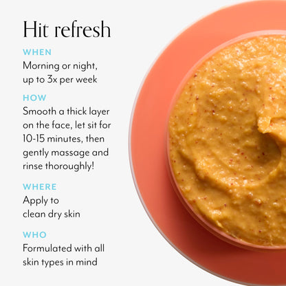 Authentic Bliss Pumpkin Powerhouse exfoliating mask jar