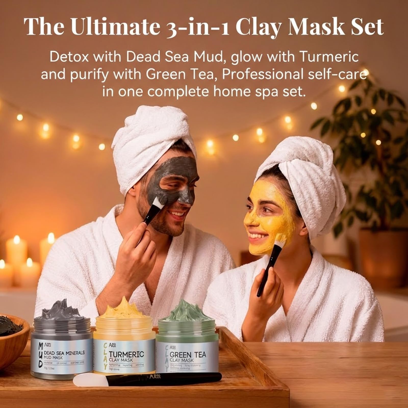 Anai Rui Turmeric Clay Mask jar close up
