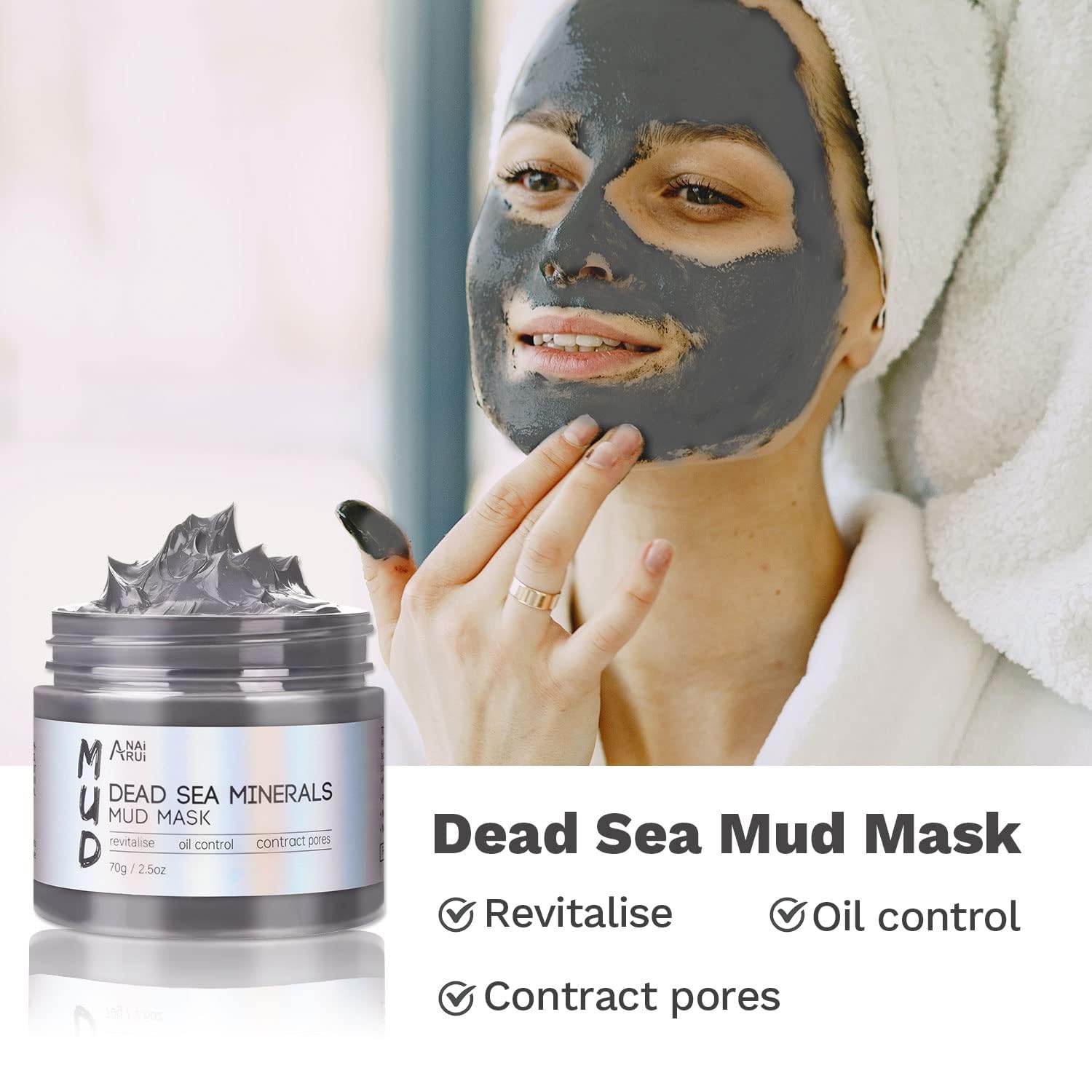 Silicone applicator brush included in Anai Rui mask set