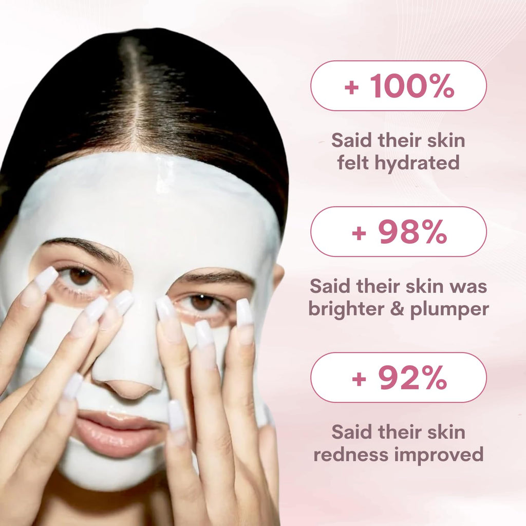 Quasi facial mask packaging side view with brand logo