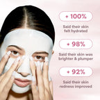 Quasi facial mask packaging side view with brand logo