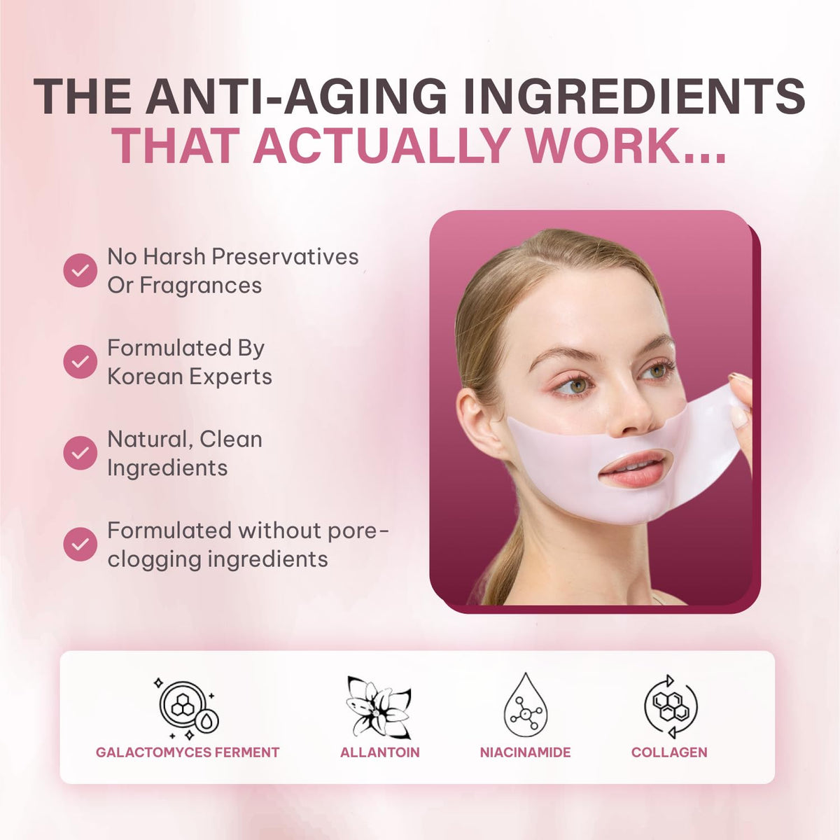 Quasi skincare 4 count pack arranged for e commerce display