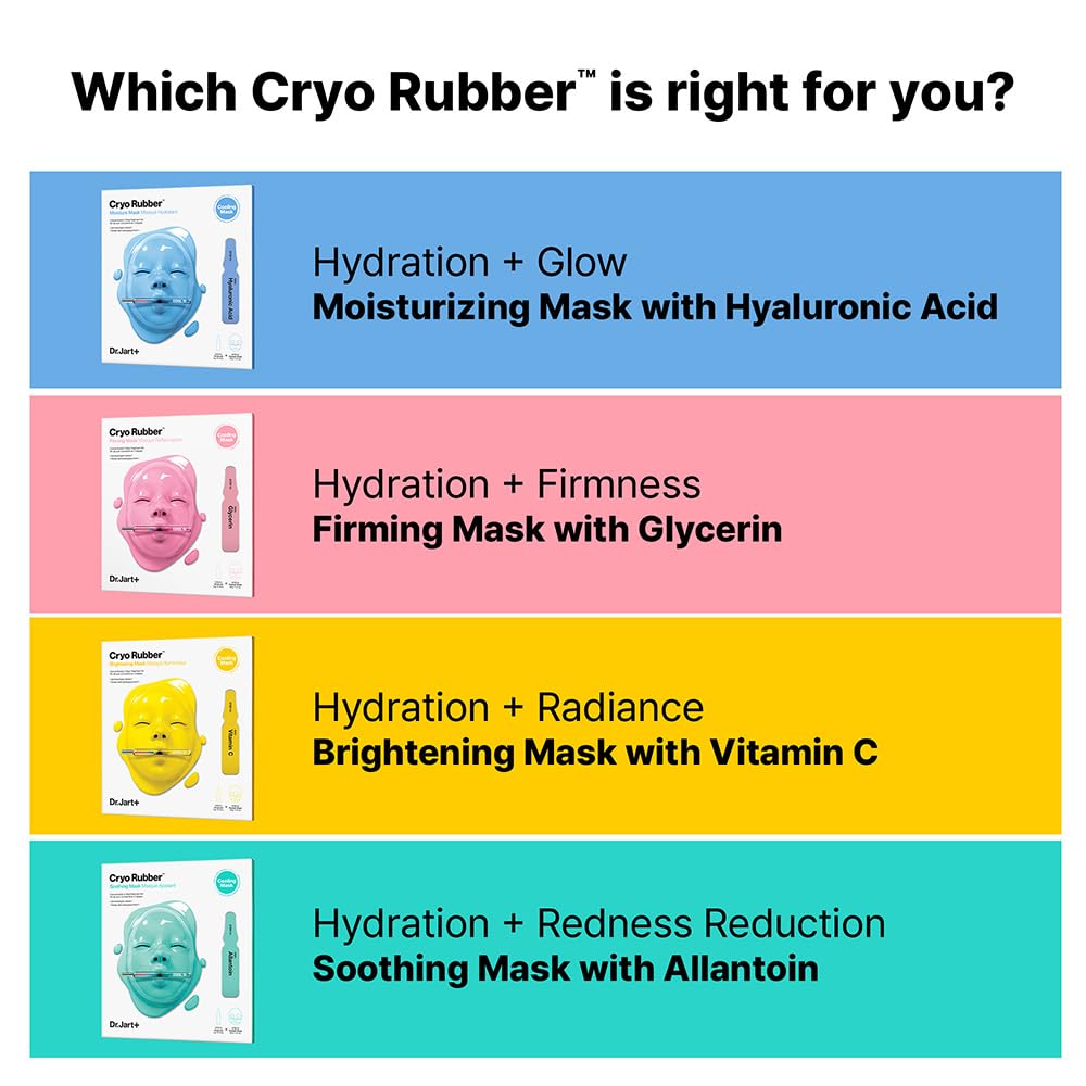 Dr.Jart+ Cryo Rubber skincare box packaging angle view