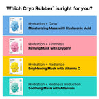 Dr.Jart+ Cryo Rubber skincare box packaging angle view