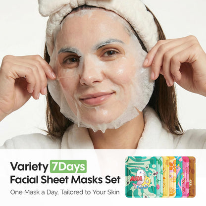 Variety pack of ZealSea sheet masks for daily skincare