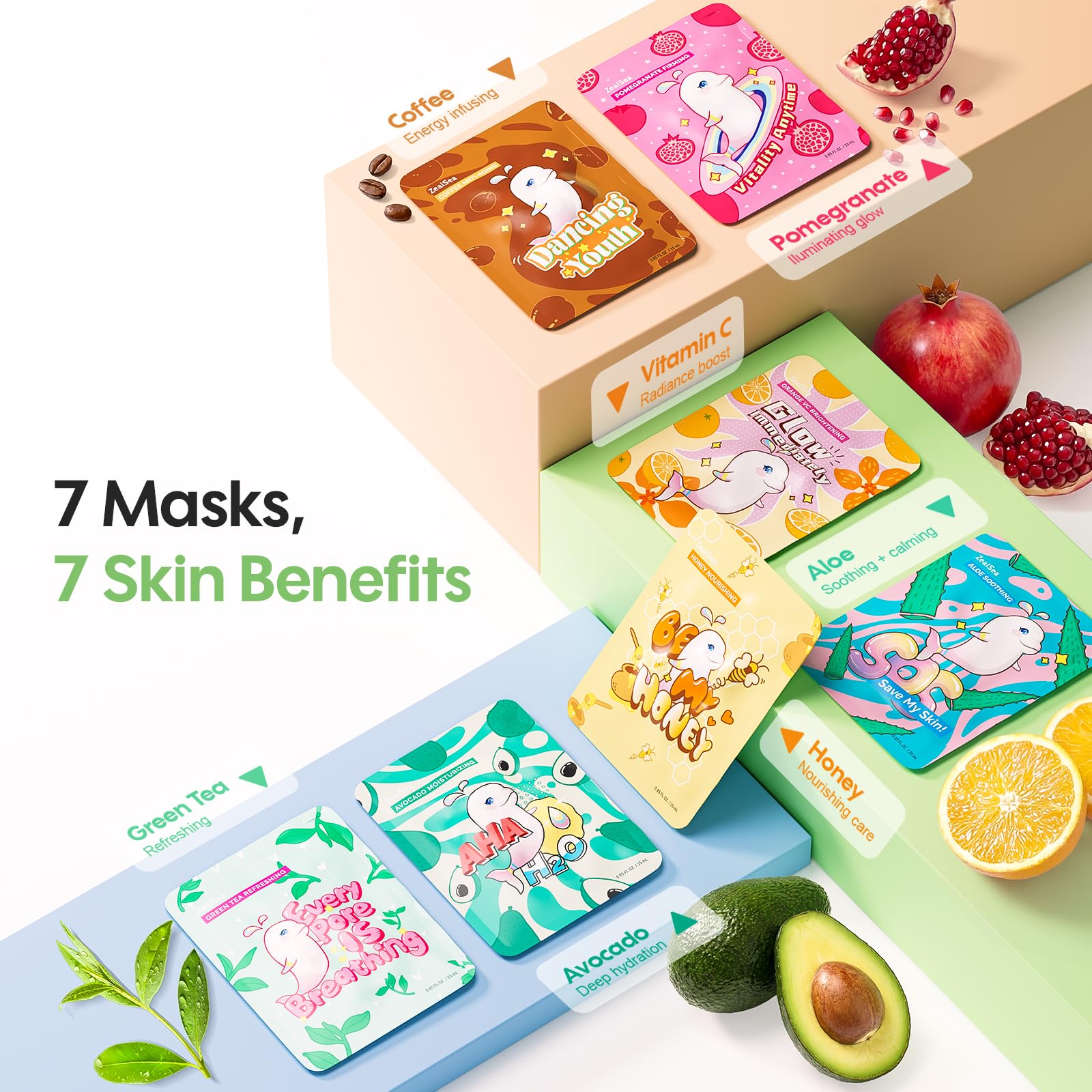 ZealSea Aloe Soothing SOS Save My Skin face mask packaging