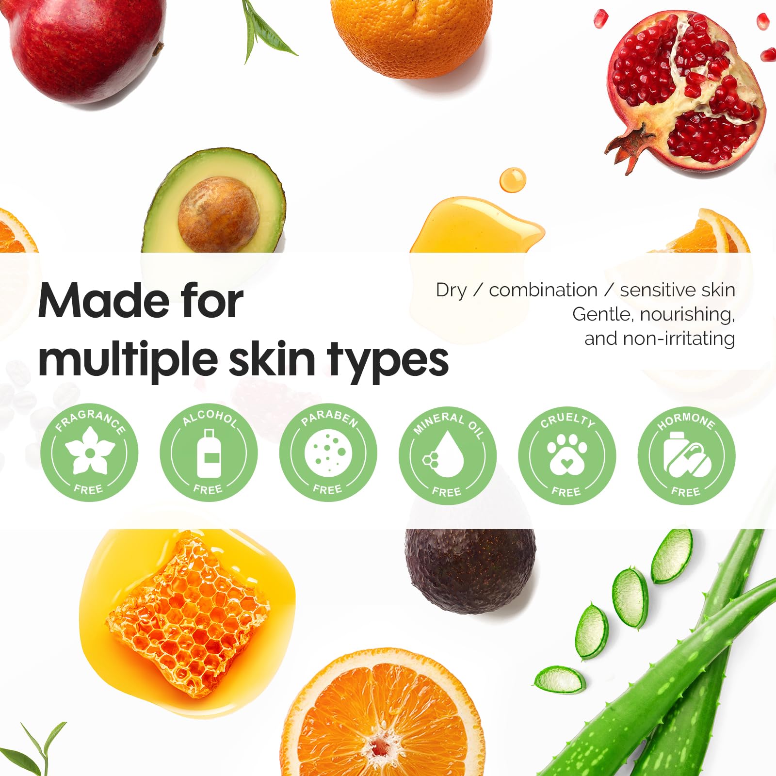 Woman applying ZealSea hydrating sheet mask for self-care