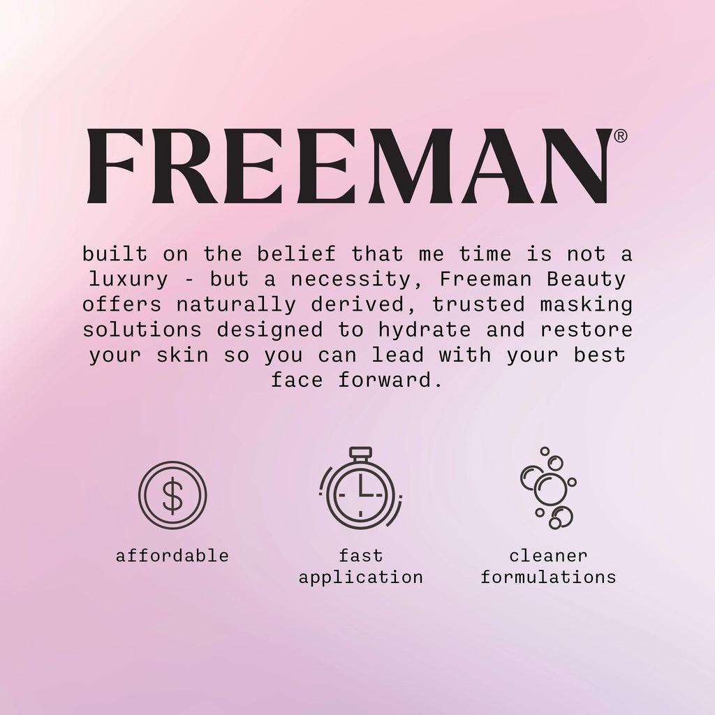 Complete set of Freeman exotic blends skincare products displayed together