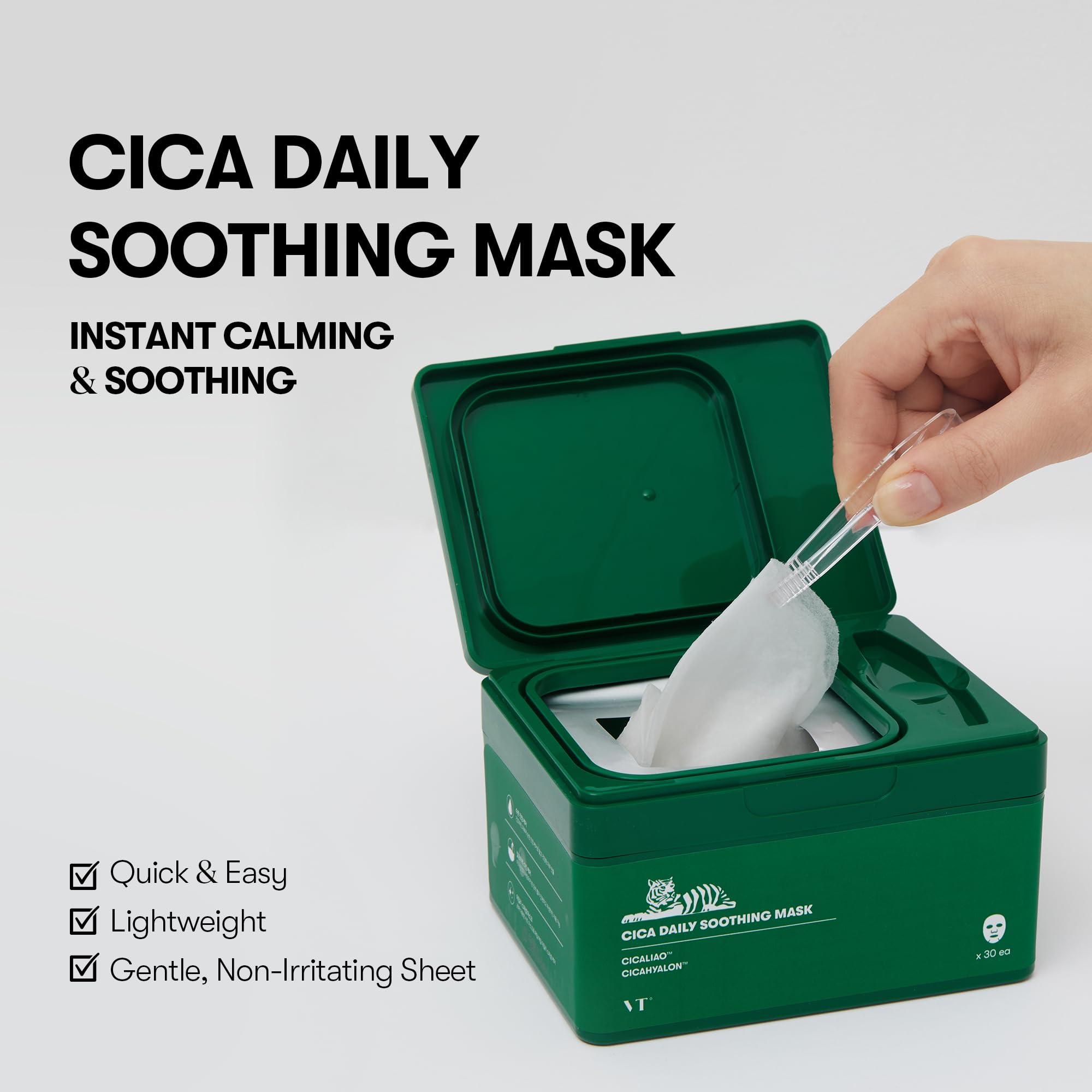 VT Cosmetics Cica Daily Soothing Mask packaging details