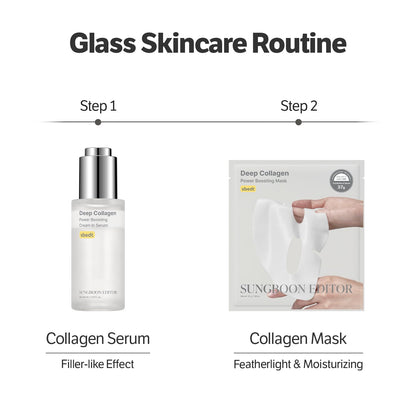 Sungboon Editor Deep Collagen Power Boosting Mask hydrogel texture
