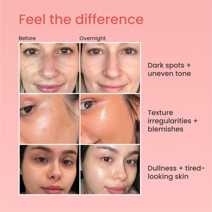 Quia overnight glass skin peel off mask packaging