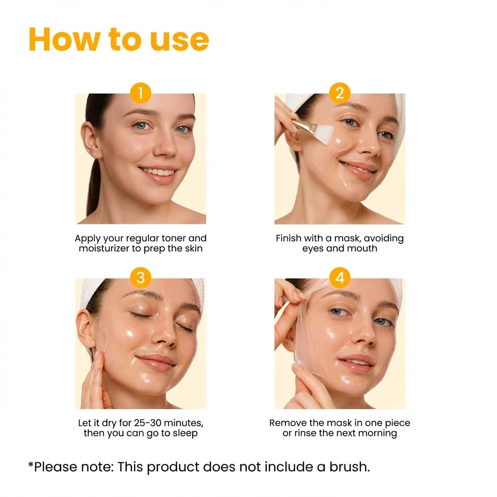 Premium Korean skincare wrapping mask for even skin tone