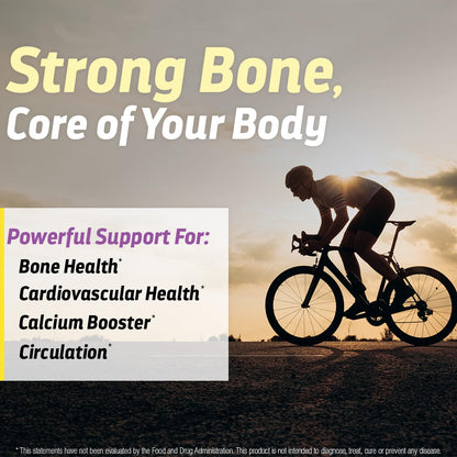 Dr's Hope Menaquinone formula for bone density support showing capsule size and shape details.