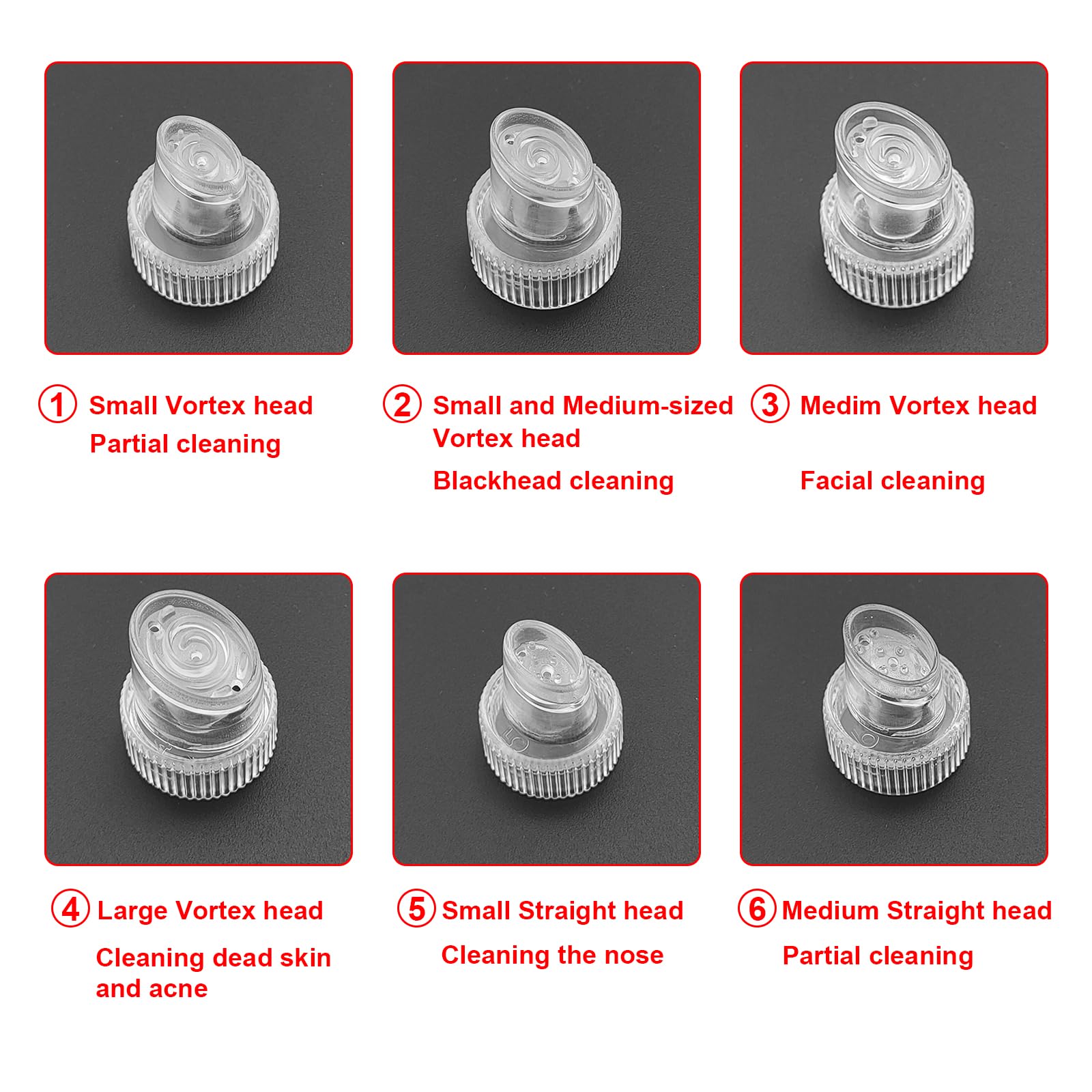 Elitzia professional hydrodermabrasion tips set showcasing the premium eco friendly construction material.