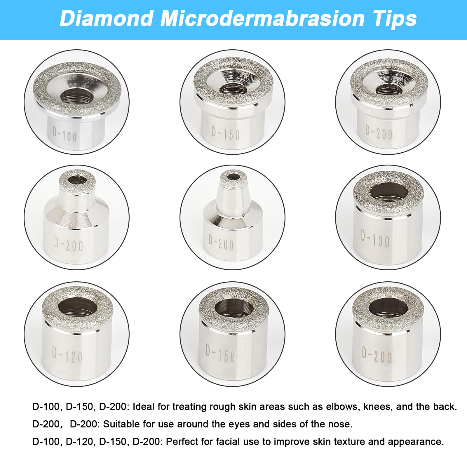 TwoWin 108a microdermabrasion device with stainless steel wands and diamond tips