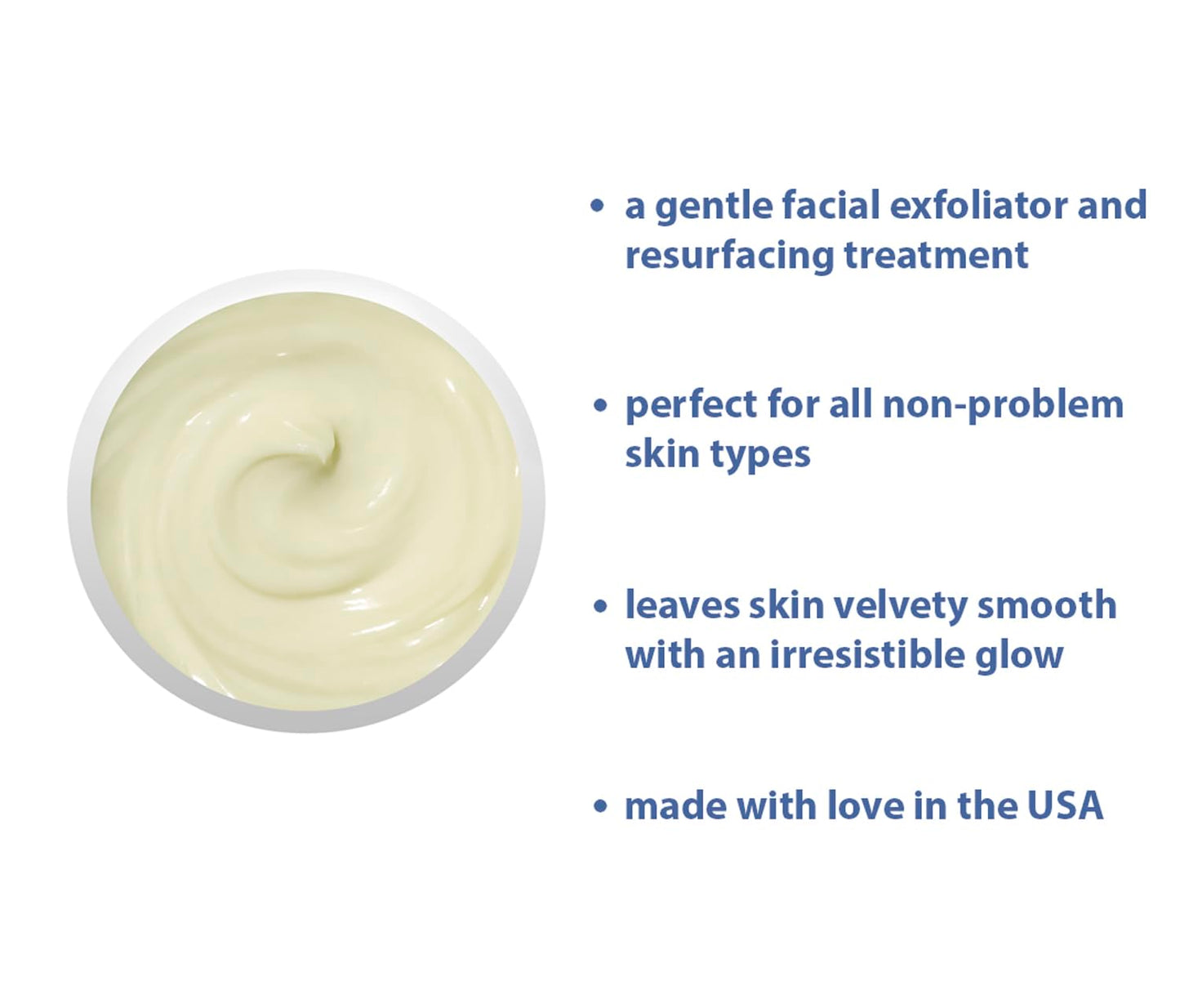 Two ounce jar of RAYA microdermabrasion cream showing paraben free label