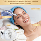 Keicnkj microdermabrasion device connected with vacuum tubing and spray bottle