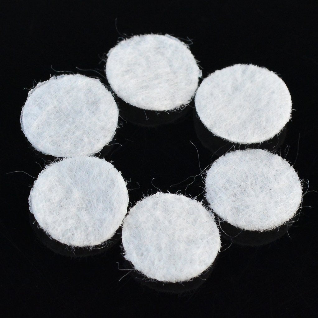 White cotton filters for diamond dermabrasion and comedo suction machines