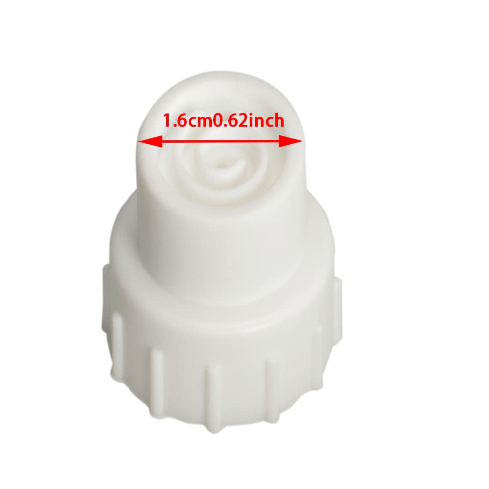 Small medium and large vortex tips for targeted facial skin care treatments