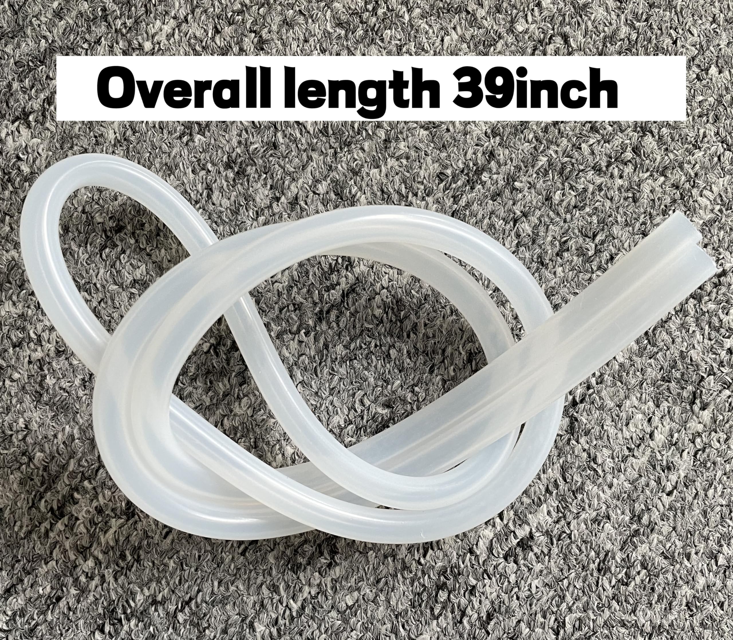 Complete package overview of the 5 pieces microdermabrasion machine filter and silicone hose assembly kit