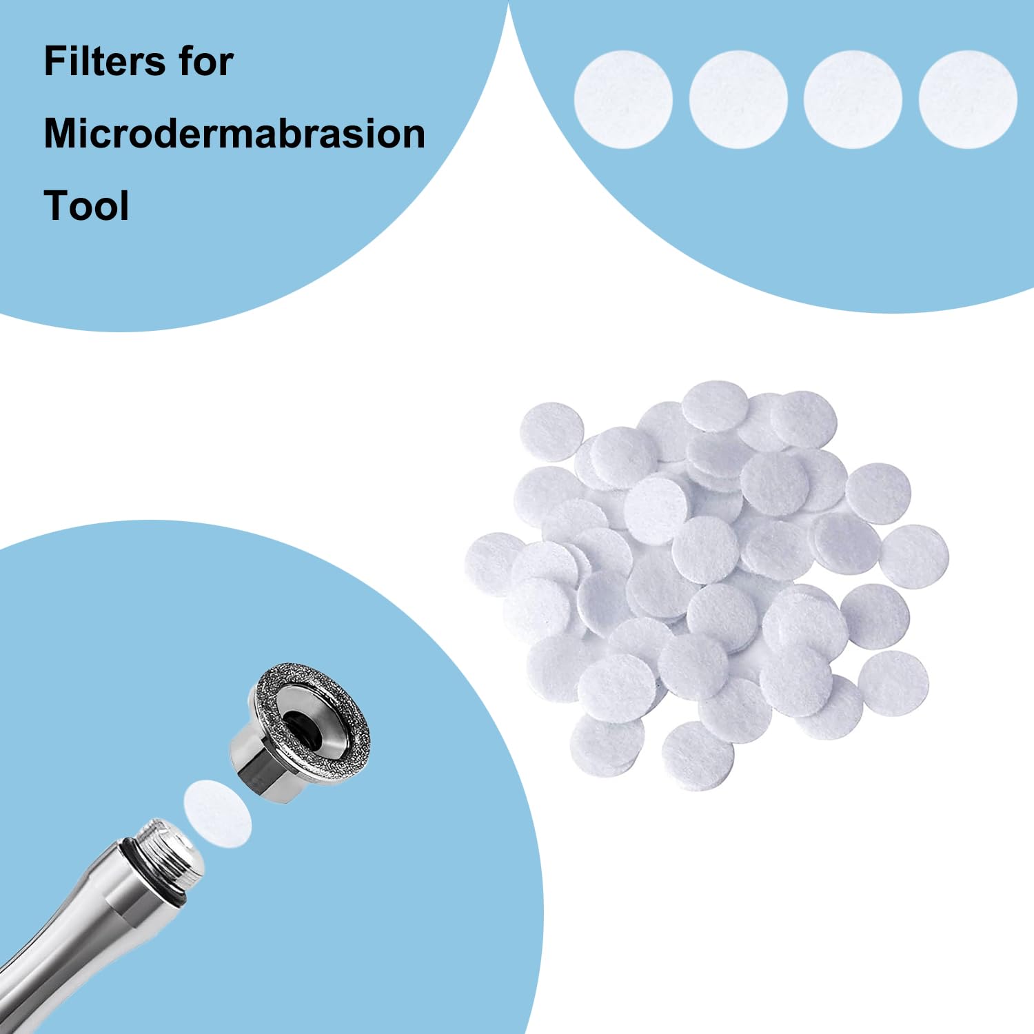 High quality non toxic cotton filters for professional salon machines