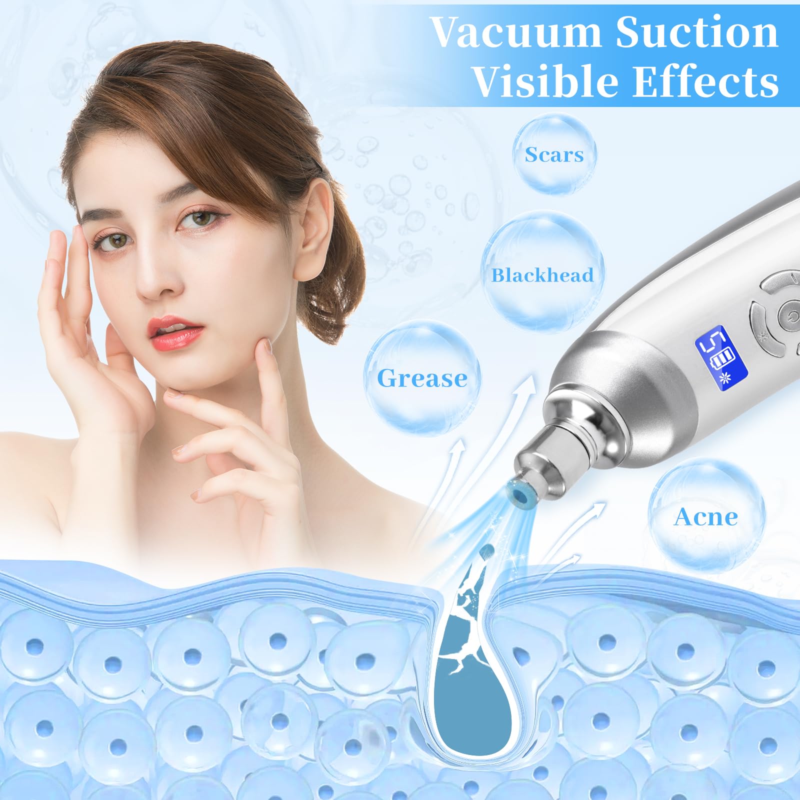Beauty Star home use microderm equipment showing the rechargeable base and compact handheld design for skincare routines.