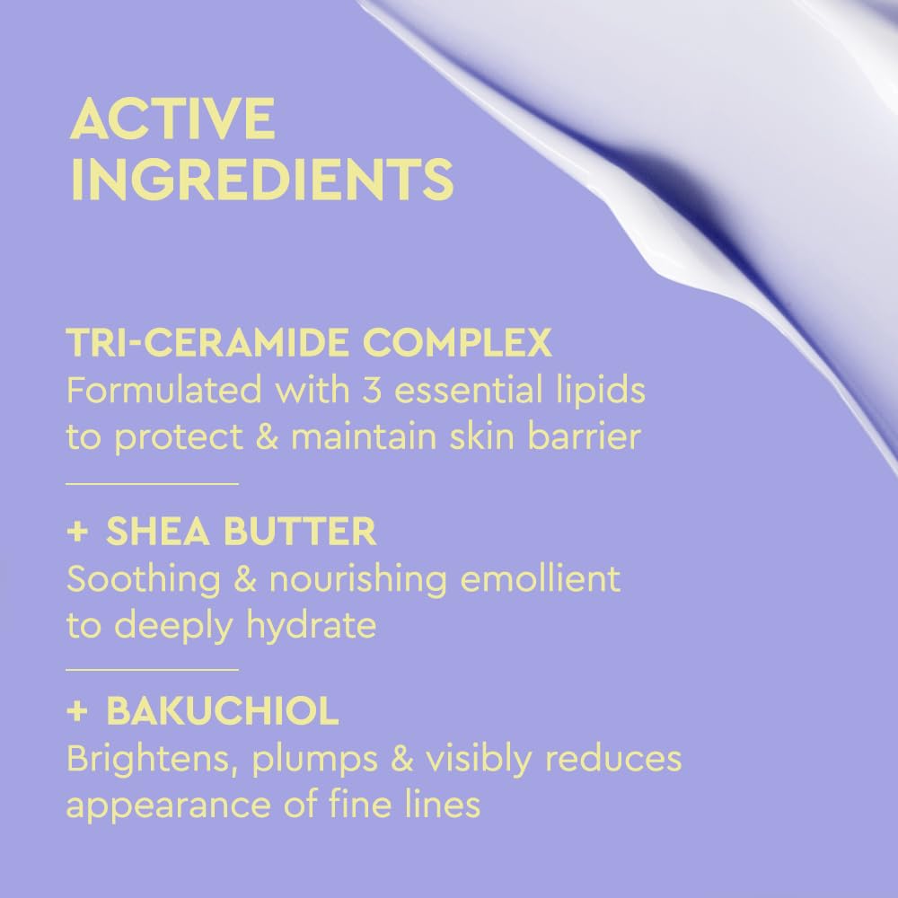 Byoma Barrier Repair Cream thick texture swatch on clean surface