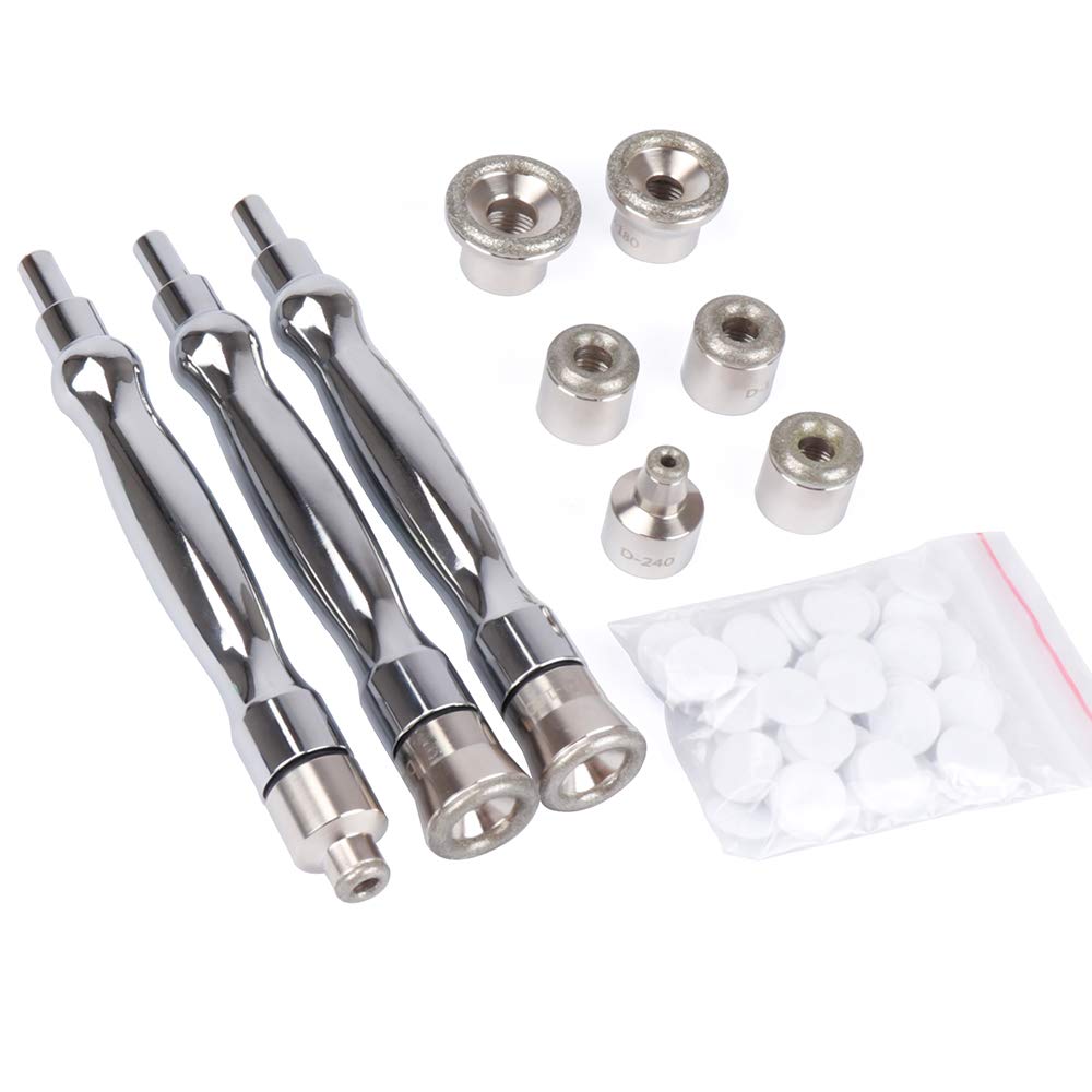 LIARTY small size diamond tips optimized for blackhead removal around the nose and eyes