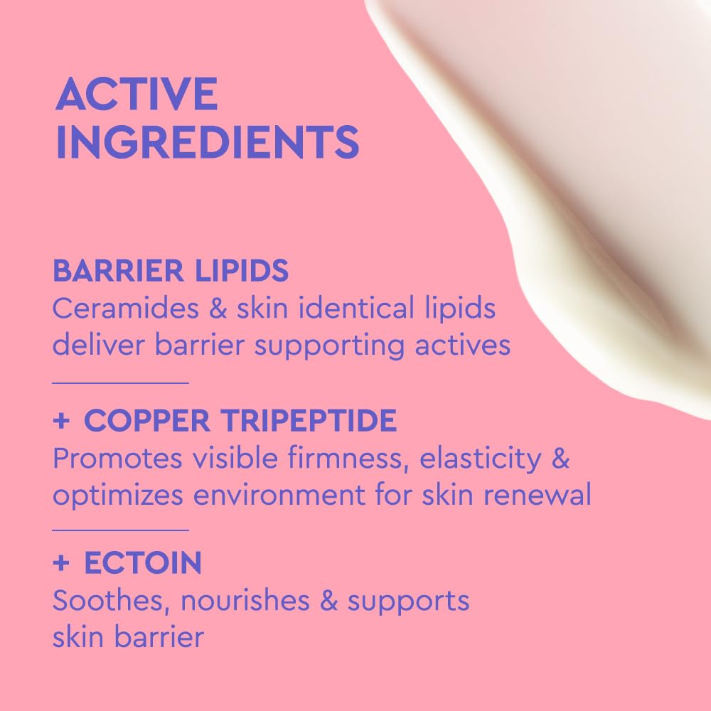 Byoma pink eye cream bottle for sensitive skin showing pump dispenser
