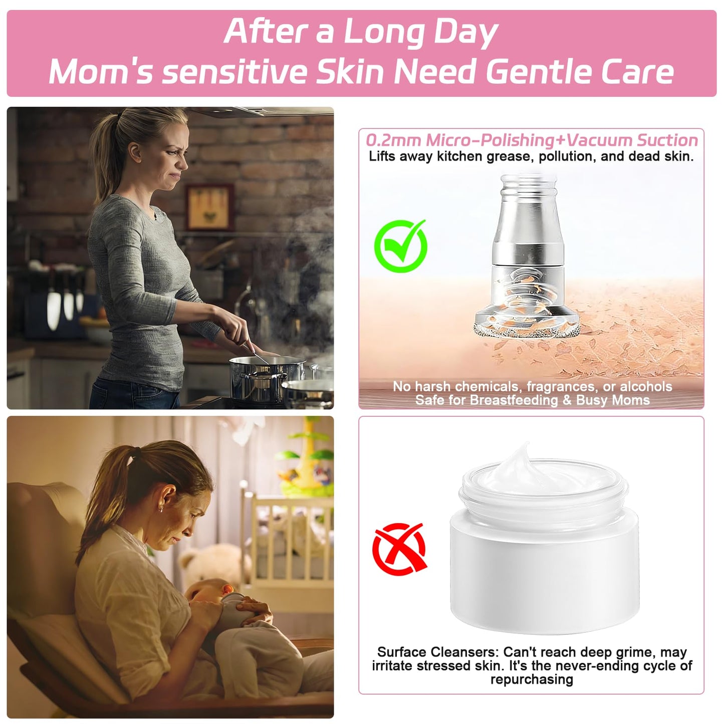 Adjustable vacuum suction wand from the Beauty Star professional skincare set.