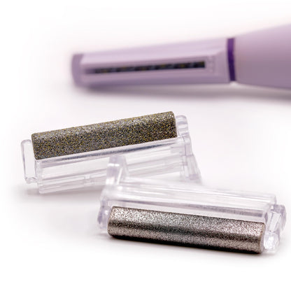 Side profile of the clear replacement bits compatible with Sonicsmooth devices.