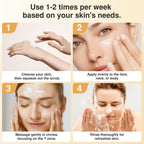 Tantea microdermabrasion scrub back label details