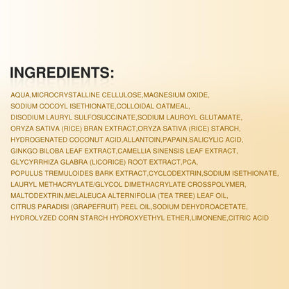 Tantea microdermabrasion scrub highlighting salicylic acid and papain benefits
