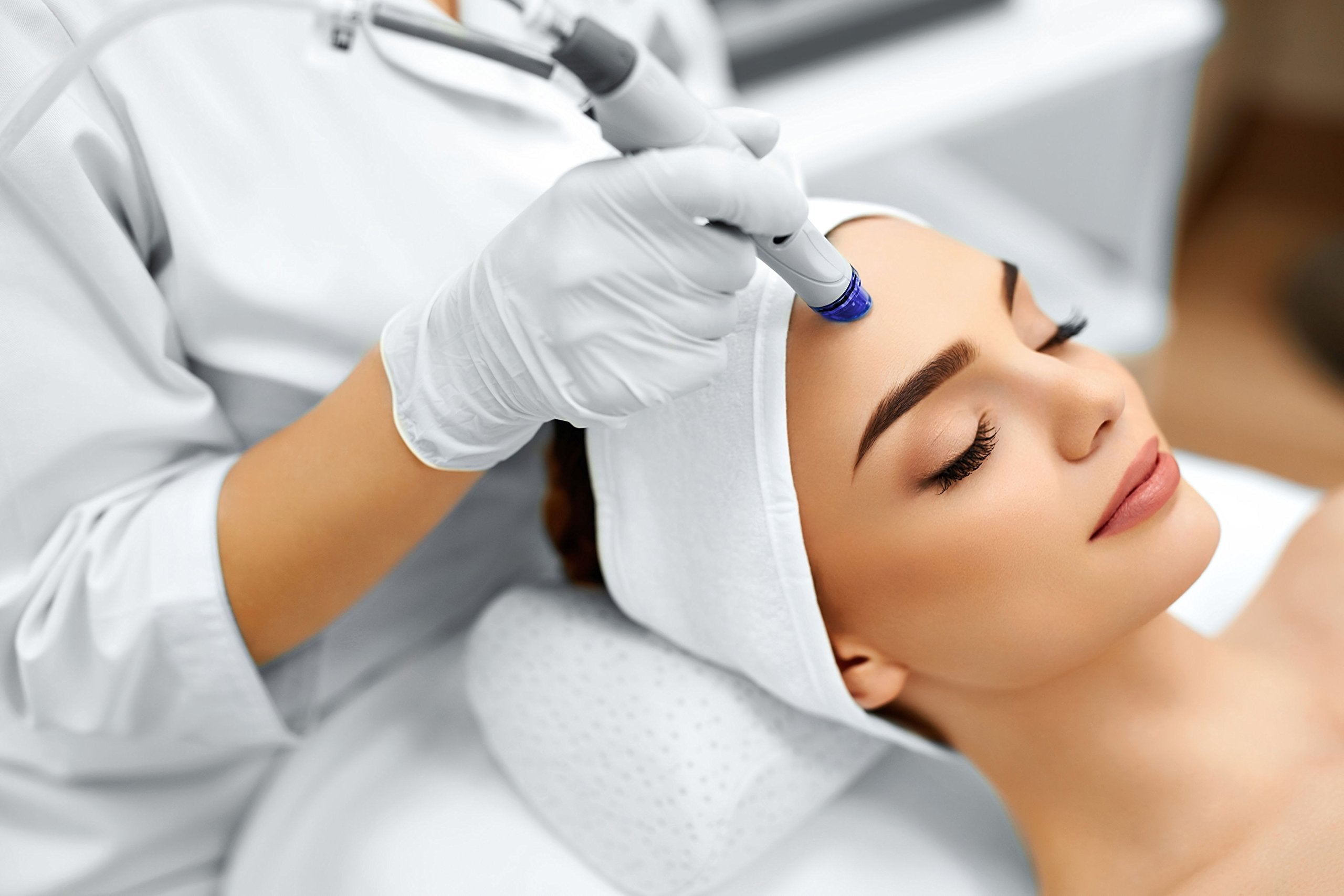NeedCrystals micro crystal dermabrasion face treatment jar demonstrating professional spa size