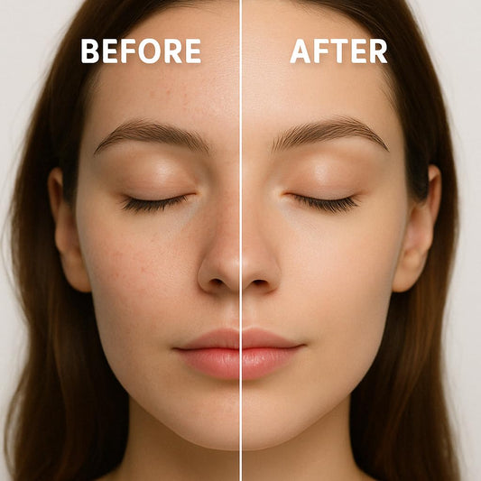 EVERCLEARNOW exfoliating wash cleanser texture close up showing microdermabrasion crystals