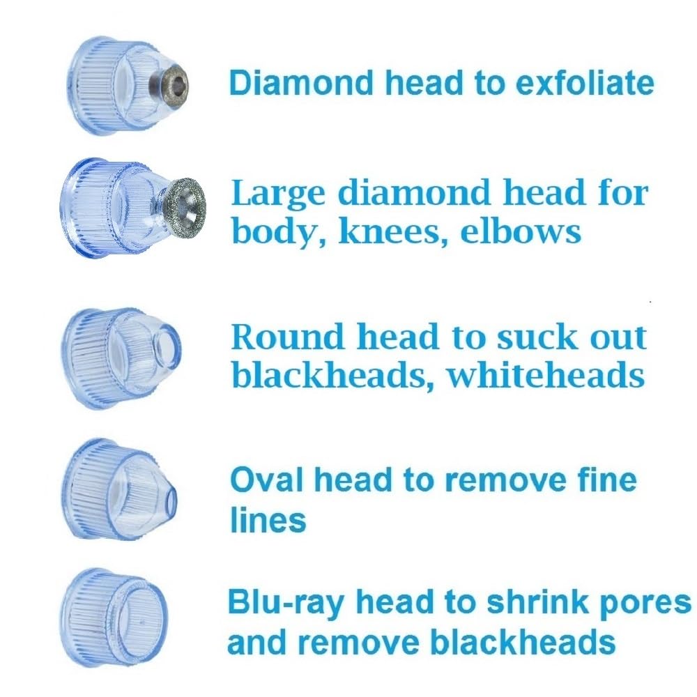 Appolus professional pore vacuum tool with interchangeable heads