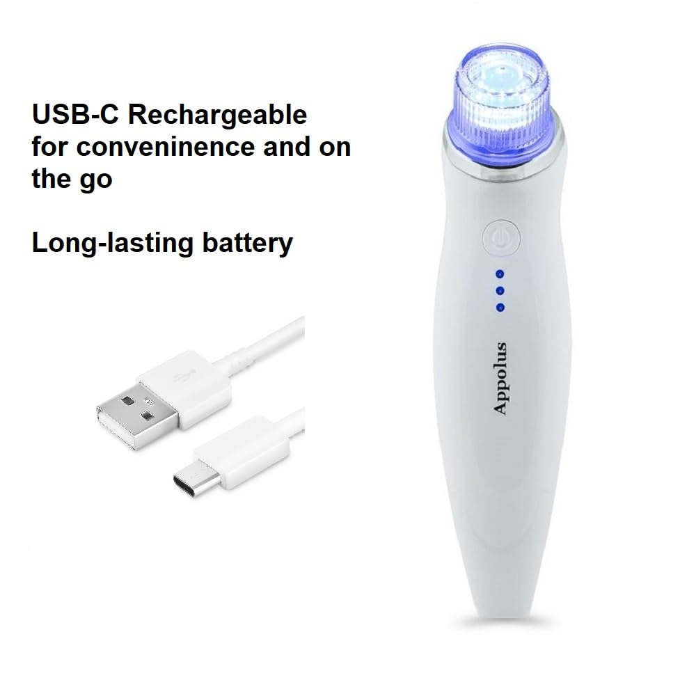 Premium diamond tip pore minimizer device close up view