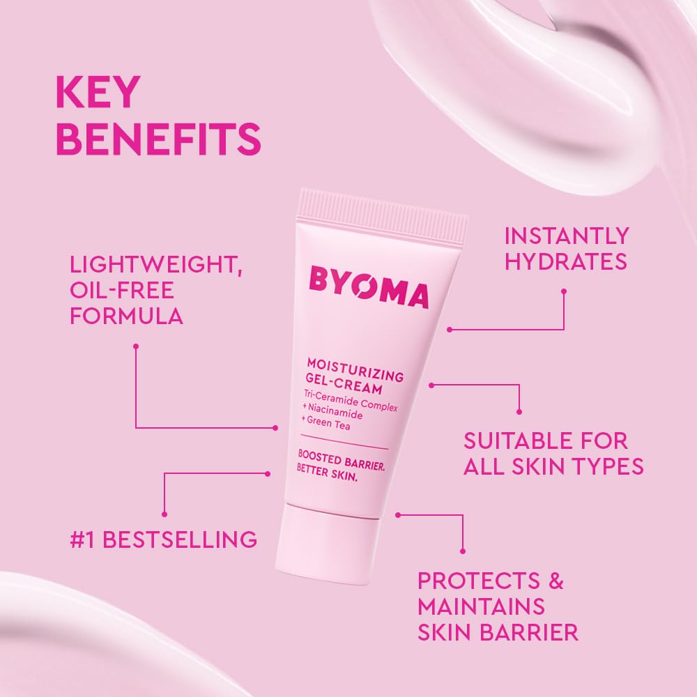 Close up of Byoma Hydrating Serum 15ml bottle