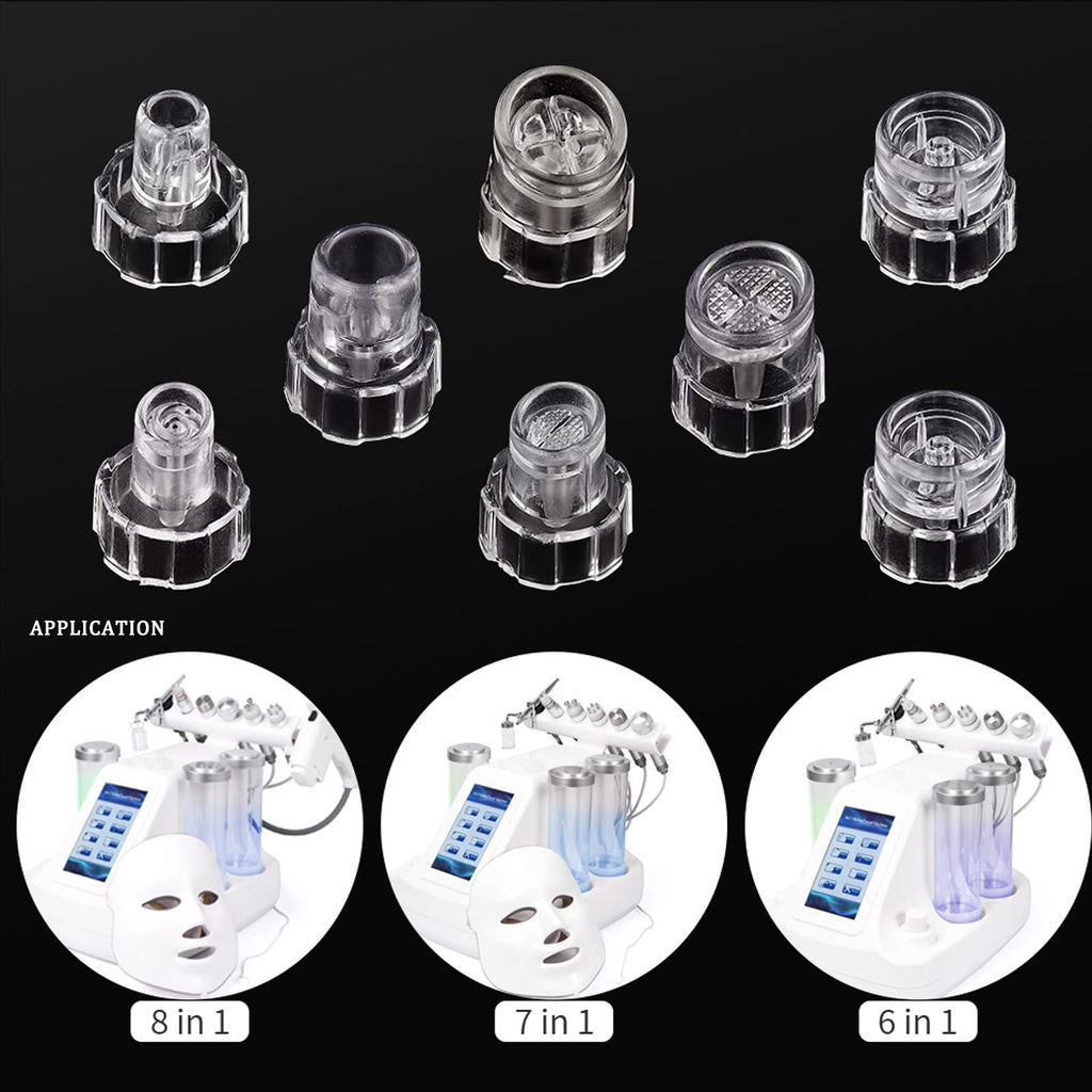 Elitzia facial care spare parts neatly organized in their packaging layout.
